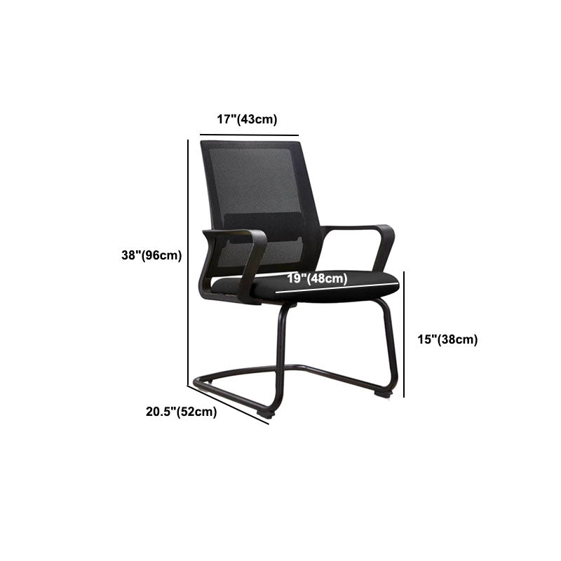 Modern No Distressing Office Chair Breathable AirGrid Fixed Arms Chair Clearhalo 'furn' 'furn_office_chair' 'Furniture' 'Office Chairs' 'Office Furniture' 'office_chair' 5761012