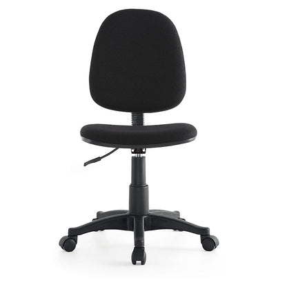 Chaire de bureau rembourré sans bras moderne Nylon High-Ajustement Chaise de bureau ajusté