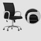 Black Mid Back Office Chair Black Cushion Arm Included Chair Clearhalo 'furn' 'furn_office_chair' 'Furniture' 'Office Chairs' 'Office Furniture' 'office_chair' 5761101