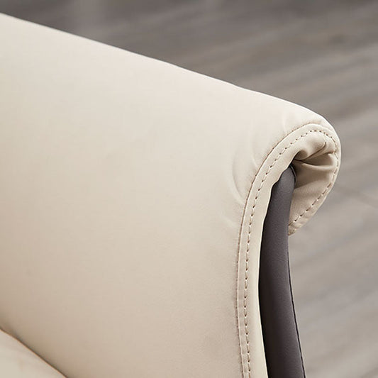 ホイールズオフィスチェアのコーライビングワークスペースレザーチェアとスイベル