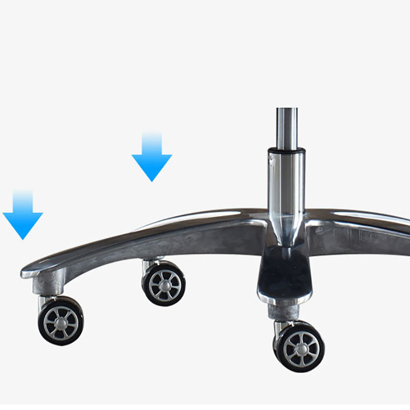 Sedia da ufficio girevole con ruote sedia in pelle di lavoro corliving
