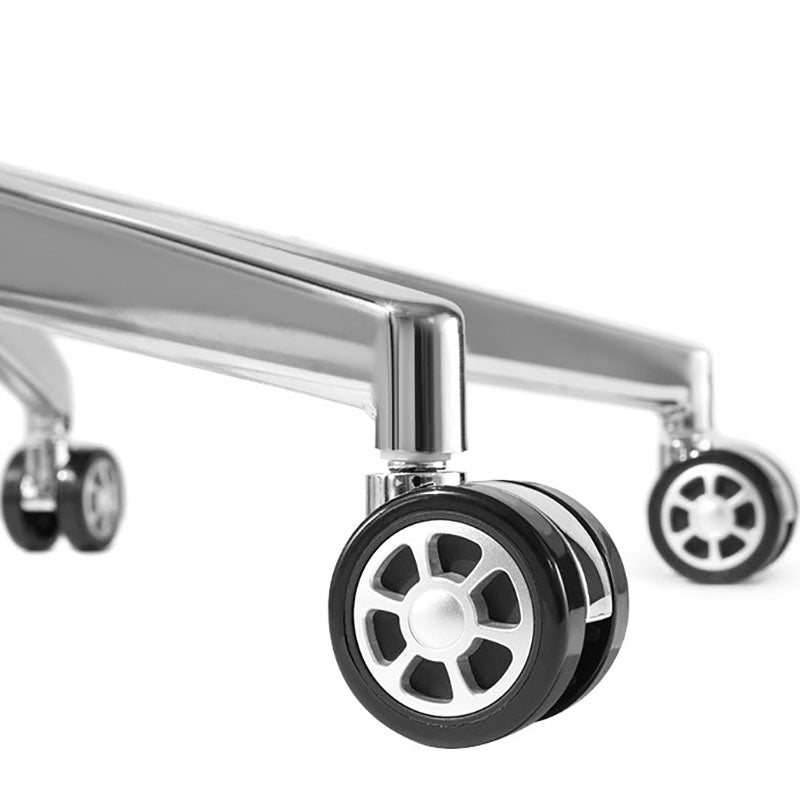 Sedia da ufficio girevole con ruote sedia in pelle di lavoro corliving