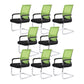 Modern Fixed Arms Office Chair Lumbar Support No Wheels Office Chair Green 8 Piece Set Clearhalo 'furn' 'furn_office_chair' 'Furniture' 'Office Chairs' 'Office Furniture' 'office_chair' 5761186