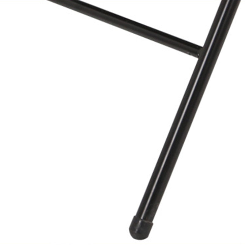 Silla de conferencia tapizada sin brazo silla de cuero de espalda baja