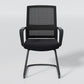 Black Mid-Back Office Chair Mesh-back Arms Included Task Chair Clearhalo 'furn' 'furn_office_chair' 'Furniture' 'Office Chairs' 'Office Furniture' 'office_chair' 5761334
