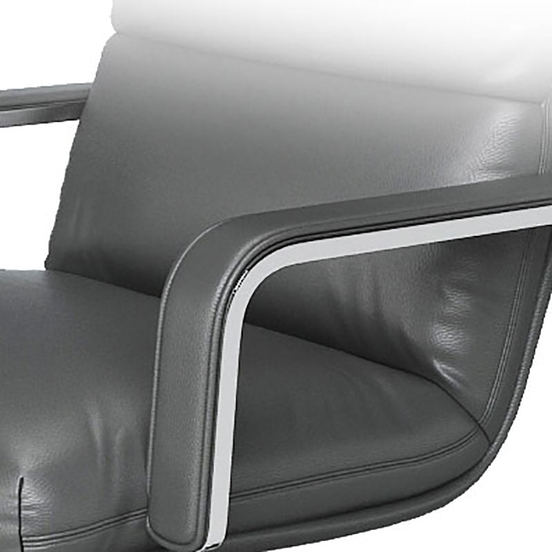 Piada di ufficio in pelle morbida per ufficio imbottito armeggiati.