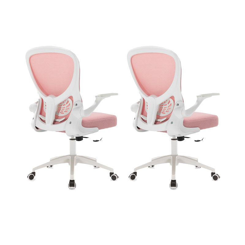 Sedia per computer moderna sedia a braccioli regolabile sedia da scrivania in maglia