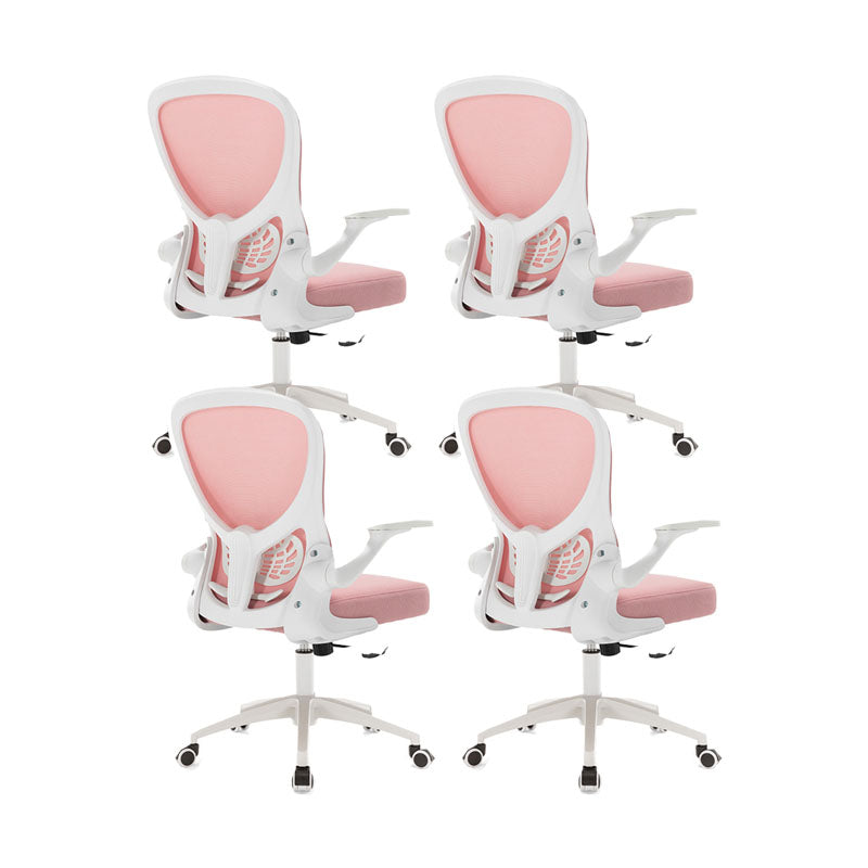 Sedia per computer moderna sedia a braccioli regolabile sedia da scrivania in maglia