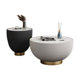 Slate Round Coffee Table Pedestal Minimalist Coffee Table for Living Room Clearhalo 'Coffee & Accent Tables' 'Coffee Tables' 'coffee_tables' 'furn' 'furn_coffee_tables' 'Furniture' 'Living Room Furniture' 5765172