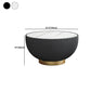 Slate Round Coffee Table Pedestal Minimalist Coffee Table for Living Room Clearhalo 'Coffee & Accent Tables' 'Coffee Tables' 'coffee_tables' 'furn' 'furn_coffee_tables' 'Furniture' 'Living Room Furniture' 5765175