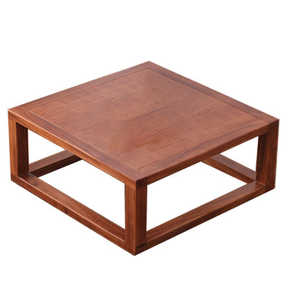 Scandinavian Style Coffee Cocktail Table Wooden Frame Coffee Table 19.7"L x 19.7"W x 9.8"H