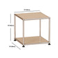 Contemporary Style Coffee Cocktail Table Metal 4 Legs Coffee Table