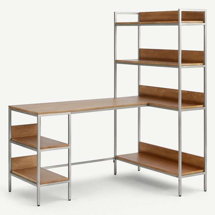 Scrivania contemporanea a forma di L a forma di L Still Writing Desk a casa