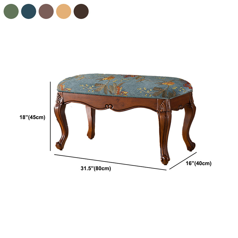Rectangle 17.7"H Entryway Bench Cushioned Upholstered Seating Bench Clearhalo 'Benches' 'Chairs & Seating' 'furn' 'furn_benches' 'Furniture' 'Living Room Furniture' 5765285
