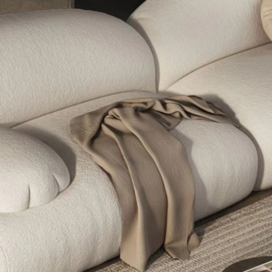 Modernisme crème katvormige bank kussen bovenarm wollen bank - 39,37 "d