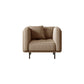 Contemporary Tuxedo Arm Cushions Sofa Faux Leather Standard Sofa with Pillows 37"L x 37"W x 31.5"H Brown Clearhalo 'furn' 'furn_sofas' 'Furniture' 'Living Room Furniture' 'Sofa' 'sofas' 5765353