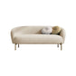 Velvet Modern Sold Sold Sofa 29.92 "H Tuxedo ARM SOFA avec 2 oreillers