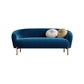 Velvet Modern Sold Sold Sofa 29.92 "H Tuxedo ARM SOFA avec 2 oreillers
