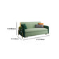 Divano moderno a 2/3 posti in divano a braccio quadrato verde con deposito