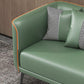 Tuxedo Arm Standard Sofa 25,98 "H Moderne stijl Single Cushion Faux lederen bank