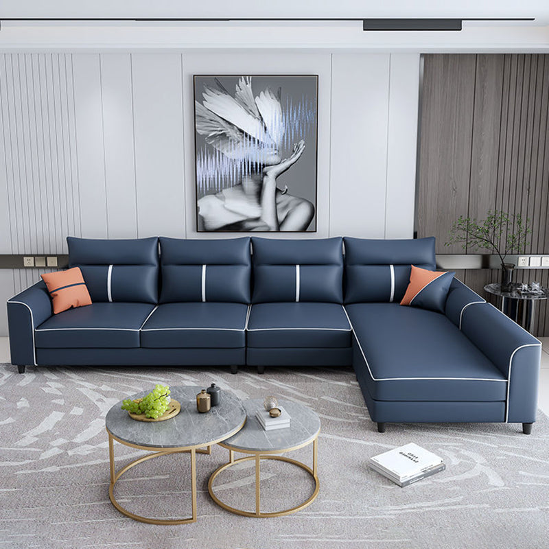 MODERNA PELLE FUCCHIO NEZIONALE CON CHAISE E CILLO PIGNO PER LA SOGGIO