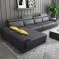 Modern Sectional with Adjustable Head Pillow and Pillow Top Arm Dark Gray Clearhalo 'furn' 'furn_sectionals' 'Furniture' 'Living Room Furniture' 'Sectionals' 5765972