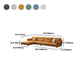 Contemporary 4-Seater Sectional with Pillow Top Arms in Faux Leather Clearhalo 'furn' 'furn_sectionals' 'Furniture' 'Living Room Furniture' 'Sectionals' 5766013