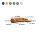 Contemporary 4-Seater Sectional with Pillow Top Arms in Faux Leather Clearhalo 'furn' 'furn_sectionals' 'Furniture' 'Living Room Furniture' 'Sectionals' 5766014
