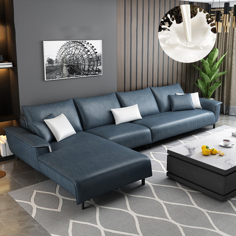 Moderni 4 cuscini posteriori sezionali con cuscino braccia per soggiorno