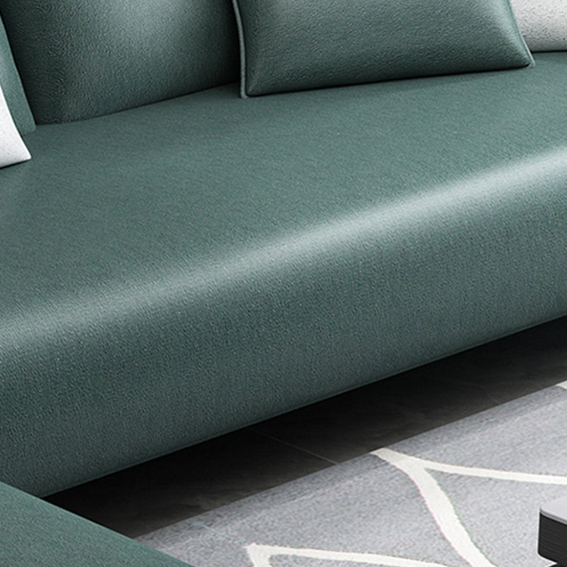 Moderni 4 cuscini posteriori sezionali con cuscino braccia per soggiorno