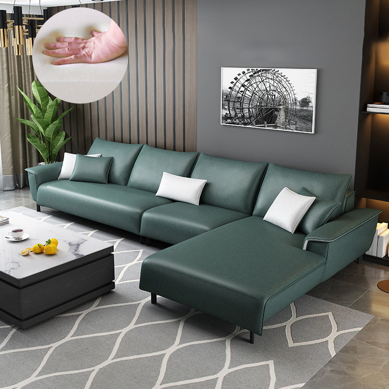 Moderni 4 cuscini posteriori sezionali con cuscino braccia per soggiorno