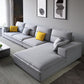 Sezione contemporanea con braccia top a cuscino per 4 persone divano stazionario