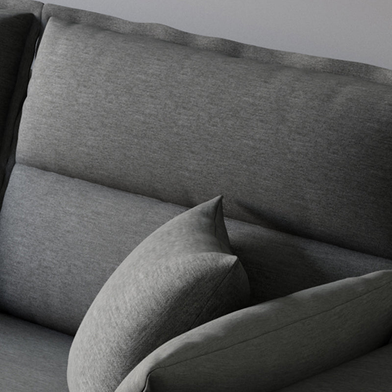 Sezione contemporanea con braccia top a cuscino per 4 persone divano stazionario