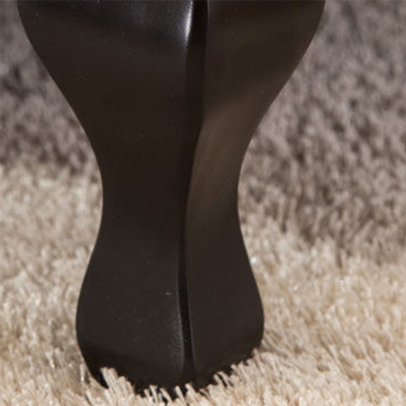 Mident secolo moderno da 33,46 "in pelle larga sedia a braccia arrotolata