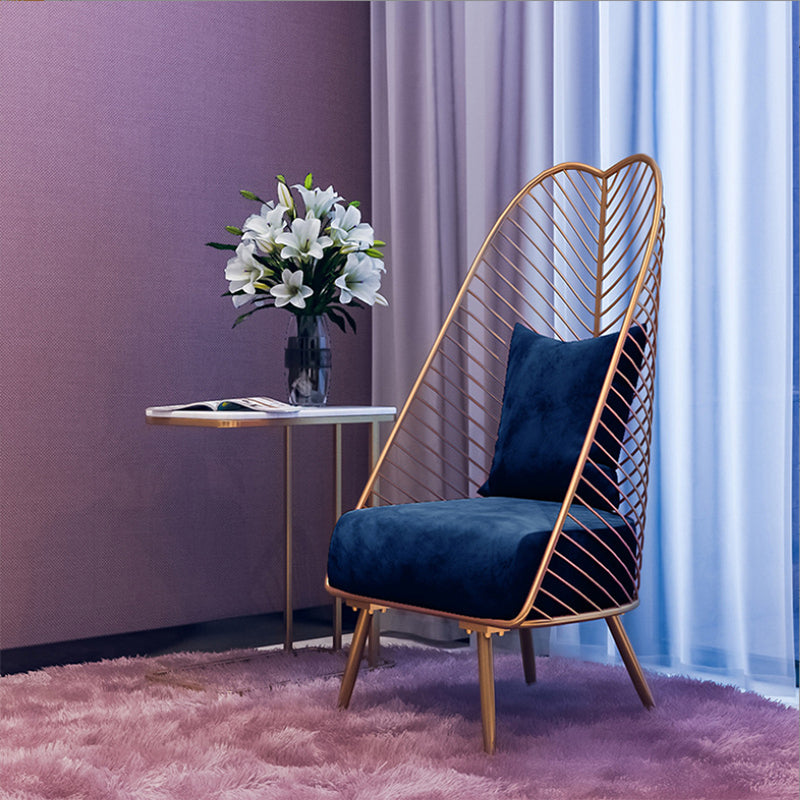 Glam Removable Cushions Armless Basic Four Leg Pillow Back Parsons Chair