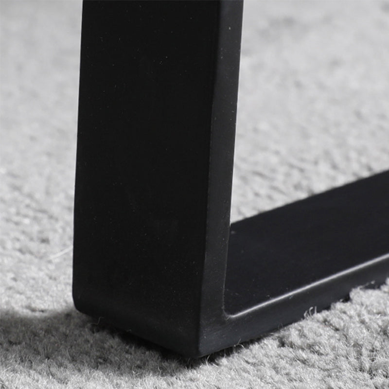 Polquadra di accento in pelle moderna a braccio moderno di metà secolo per camera da letto e soggiorno