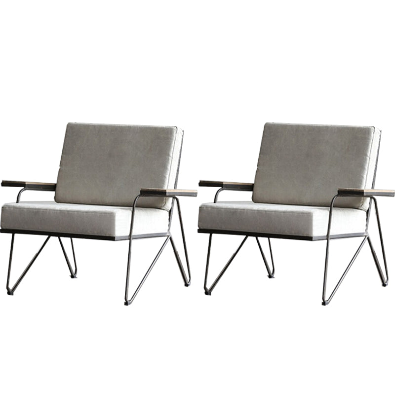 Nordic Arms Included Square Arms Cushion Back Accent Armchair