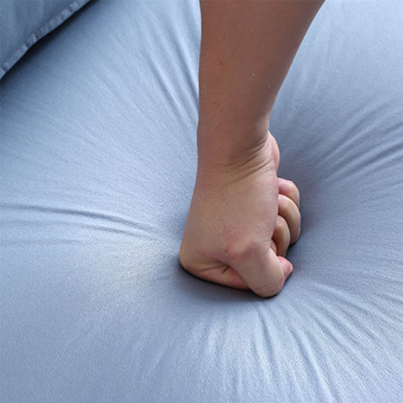 24.4 "brede faux lederen vaste rug spons armloze slipper stoel