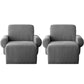 Mid-Century Modern Sled Accent Armchair Fixed Back Arm Chair for Living Room and Bedroom