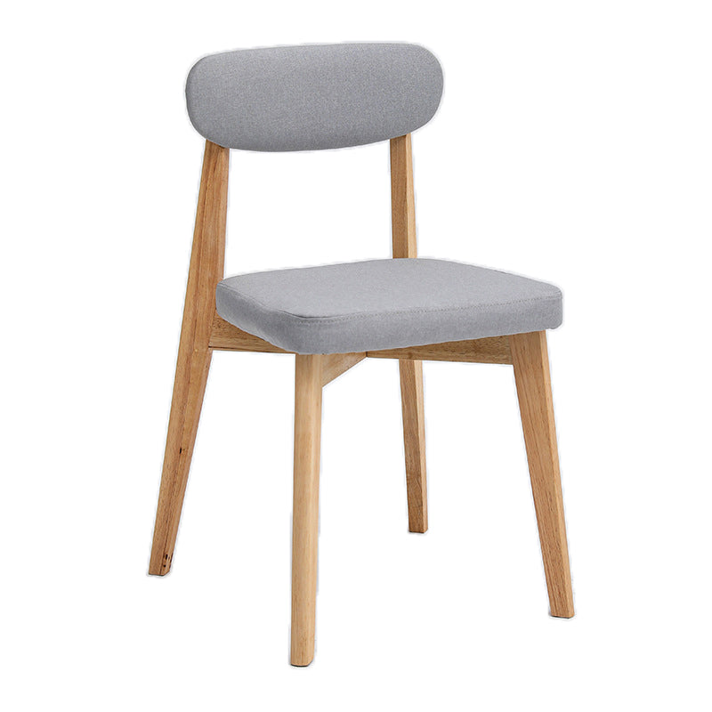 Silla sin brazo17.5 "L x 19.6" W x 33.2 "H Presidente de marco de madera sólida para sala de estar