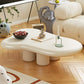 Scandinavian Wooden Coffee Table Free form 3 Legs Coffee Table for Living Room Clearhalo 'Coffee & Accent Tables' 'Coffee Tables' 'coffee_tables' 'furn' 'furn_coffee_tables' 'Furniture' 'Living Room Furniture' 5766435