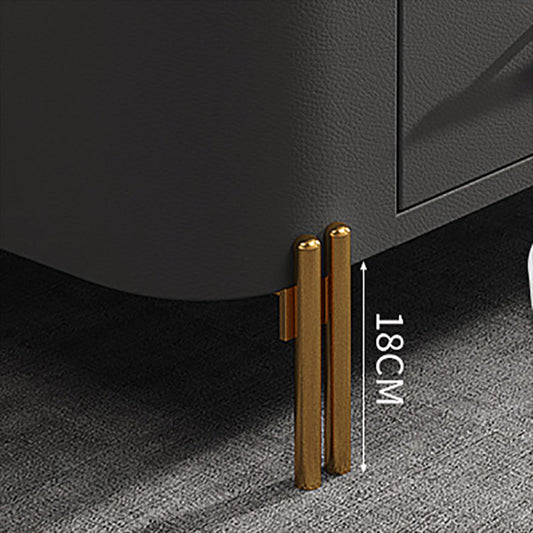 Glam 4 Legs Coffee Table Slate Rectangular Coffee Table for Home Clearhalo 'Coffee & Accent Tables' 'Coffee Tables' 'coffee_tables' 'furn' 'furn_coffee_tables' 'Furniture' 'Living Room Furniture' 5766451