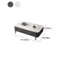 Glam 4 Legs Coffee Table Slate Rectangular Coffee Table for Home Clearhalo 'Coffee & Accent Tables' 'Coffee Tables' 'coffee_tables' 'furn' 'furn_coffee_tables' 'Furniture' 'Living Room Furniture' 5766456