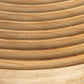Table basse en bois moderne, Table de Cocktail ronde en forme de dessus pour le salon
