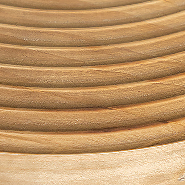 Table basse en bois moderne, Table de Cocktail ronde en forme de dessus pour le salon