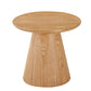 Modern Pedestal Wooden Coffee Table Set Round Top Shape Cocktail Table for Living Room Natural Clearhalo 'Coffee & Accent Tables' 'Coffee Tables' 'coffee_tables' 'furn' 'furn_coffee_tables' 'Furniture' 'Living Room Furniture' 5766496