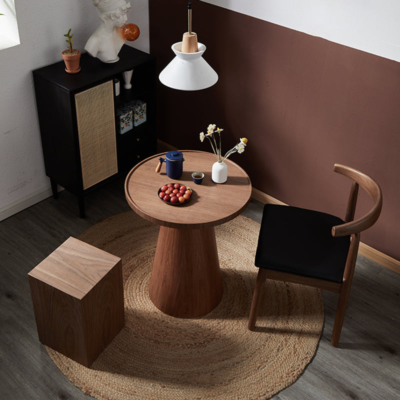 Modern Pedestal Wooden Coffee Table Set Round Top Shape Cocktail Table for Living Room Clearhalo 'Coffee & Accent Tables' 'Coffee Tables' 'coffee_tables' 'furn' 'furn_coffee_tables' 'Furniture' 'Living Room Furniture' 5766499