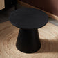 Modern Pedestal Wooden Coffee Table Set Round Top Shape Cocktail Table for Living Room Black Clearhalo 'Coffee & Accent Tables' 'Coffee Tables' 'coffee_tables' 'furn' 'furn_coffee_tables' 'Furniture' 'Living Room Furniture' 5766500