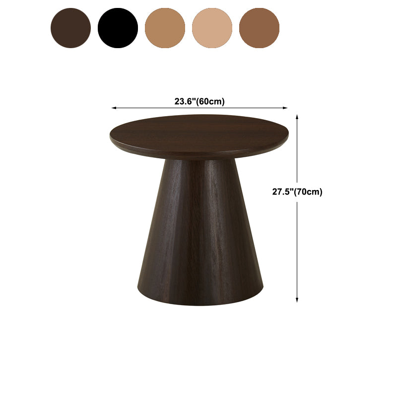 Modern Pedestal Wooden Coffee Table Set Round Top Shape Cocktail Table for Living Room Clearhalo 'Coffee & Accent Tables' 'Coffee Tables' 'coffee_tables' 'furn' 'furn_coffee_tables' 'Furniture' 'Living Room Furniture' 5766508
