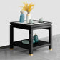 23.62 inch Wide Contemporary Style Coffee Cocktail Table Solid Wood Coffee Table